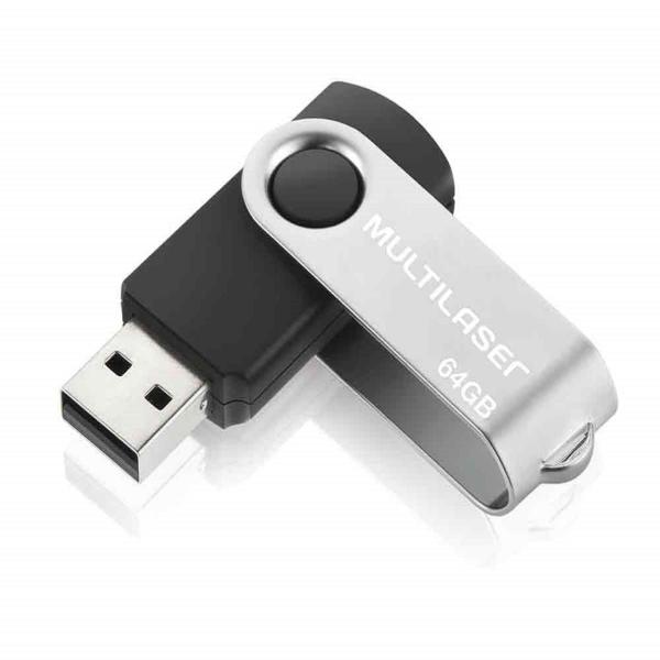 Imagem de Pen Drive Multilaser Twist 2.0 Armenamento 64Gb Pd590