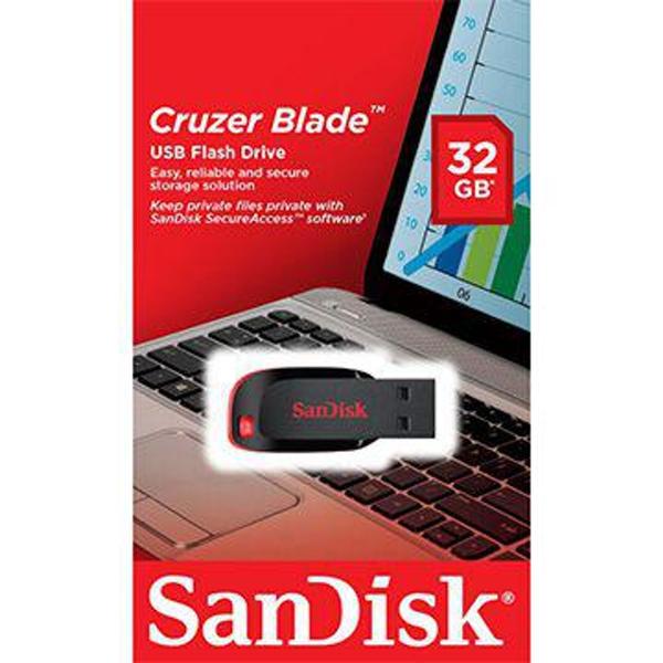 Imagem de Pen Drive Sandisk Cruzer Blade 32Gb