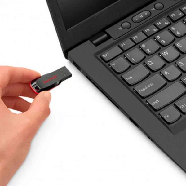 Imagem de Pen Drive Sandisk Cruzer Blade 64gb - Sdcz50 P64gb