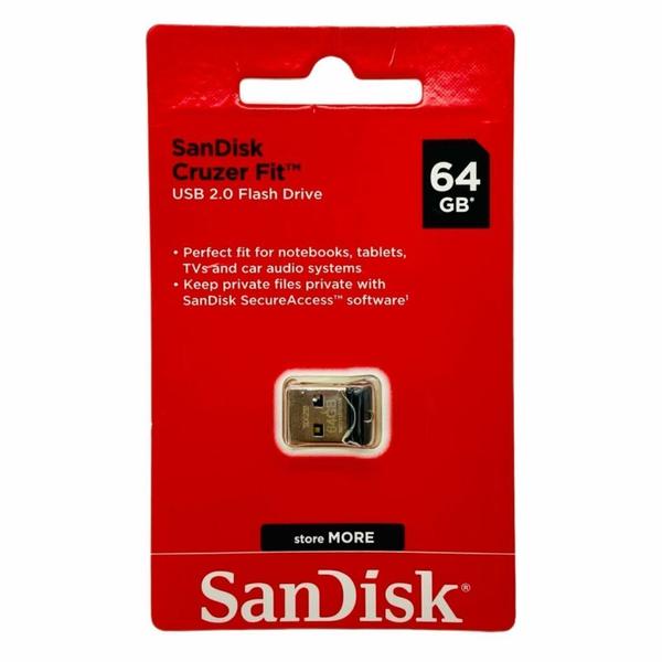 Imagem de Pen Drive SanDisk Nano 64GB Flash Drive