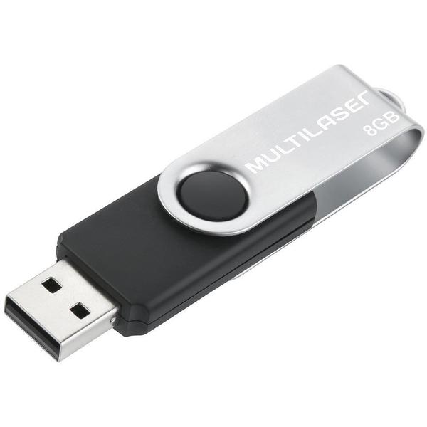 Imagem de Pen Drive Twist 8GB PD587 Preto - Multilaser