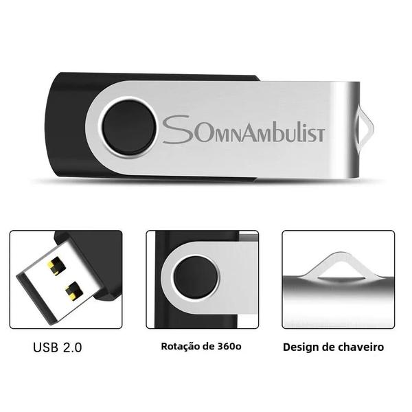 Imagem de Pen Drive USB 2.0 de Alta Velocidade - 4GB, 8GB, 16GB, 32GB e 64GB