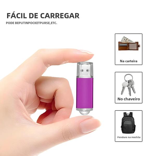 Imagem de Pen Drive USB 2.0 de Alta Velocidade - 4GB a 128GB