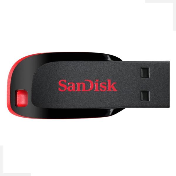 Imagem de Pen Drive USB 2.0 Flash Drive Cruzer Blade 128GB Sandisk