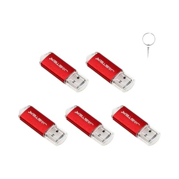 Imagem de Pen Drive USB 2.0 - Kit com 5 Unidades (4GB, 16GB, 32GB, 64GB e 128GB)