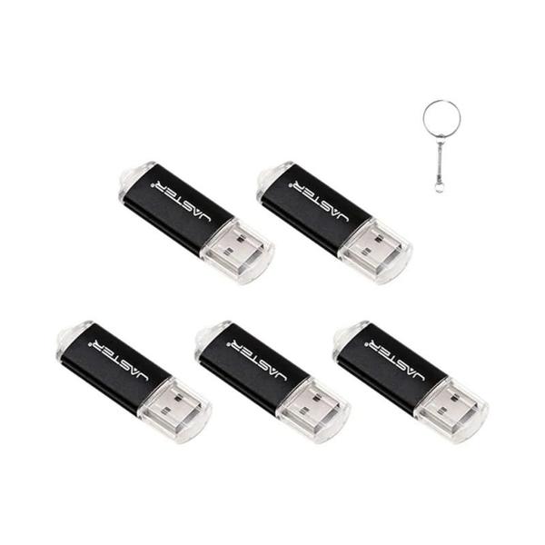 Imagem de Pen Drive USB 2.0 - Kit com 5 Unidades (4GB, 16GB, 32GB, 64GB e 128GB)