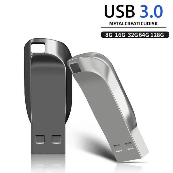 Imagem de Pen Drive USB 3.0 de Alta Velocidade - 128GB, 64GB, 32GB e 16GB