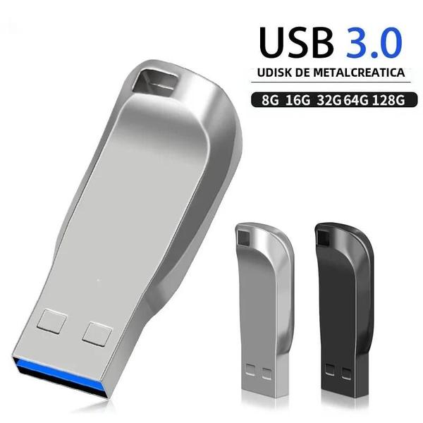 Imagem de Pen Drive USB 3.0 de Alta Velocidade - 128GB, 64GB, 32GB e 16GB