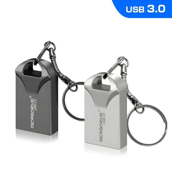 Imagem de Pen Drive USB 3.0 de Metal à Prova D'Água - 32GB, 64GB e 128GB