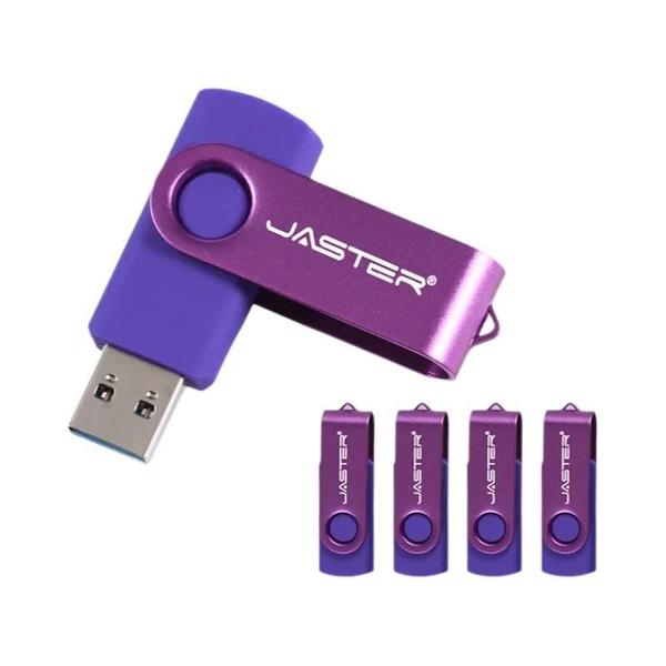 Imagem de Pen Drive USB 5 Peças (128GB, 64GB, 32GB, 16GB) com Chaveiro - Presente Criativo