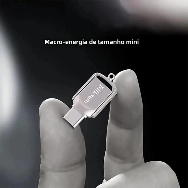 Imagem de Pen Drive USB Bliksem 2 em 1 - Alta Velocidade Type-C (32GB, 64GB, 128GB)