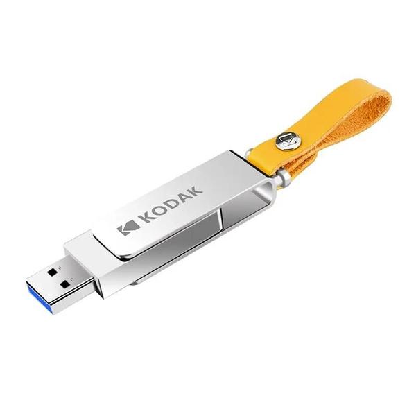 Imagem de Pen Drive USB Kodak de Alta Velocidade - 64GB, 128GB e 256GB - Metal, USB 3.1