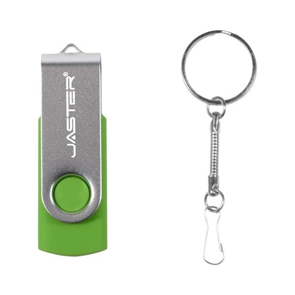 Imagem de Pen Drive USB Rotativo Colorido - 8GB a 128GB - Com Clip