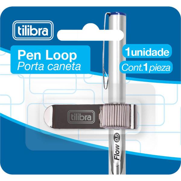 Imagem de Pen Loop Prata - Clip Porta Caneta Tilibra