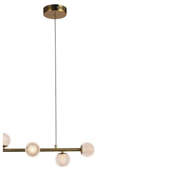 Imagem de Pendente 102cm x 25cm 3000K Spirit Bella Iluminação Dourado