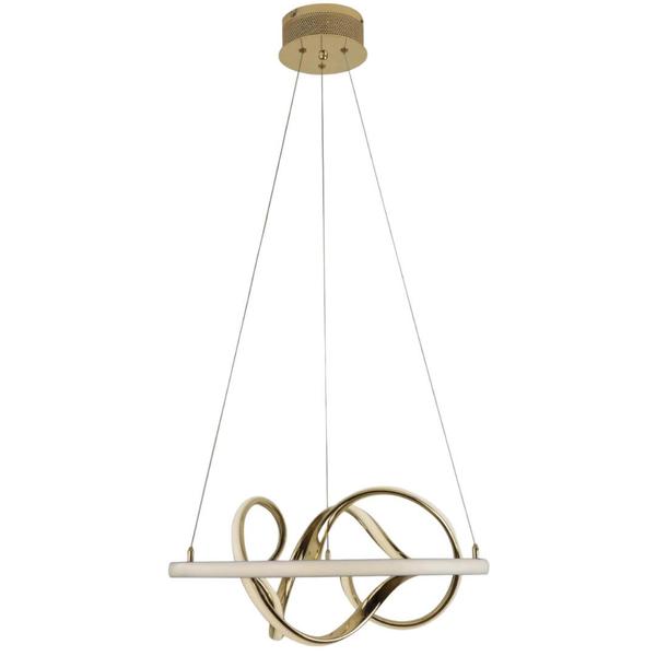Pendente 52cm 40w 3k bivolt metal dourado+silicone sindora Imagem de Pendente 52cm 40w 3k bivolt metal dourado+silicone sindora