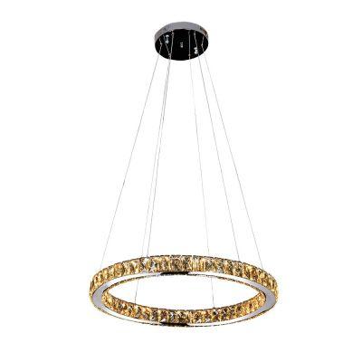 Imagem de Pendente Aura Piccola 60cm X 5,5cm 1 X Led 24w Cr/tr Bella Id010c