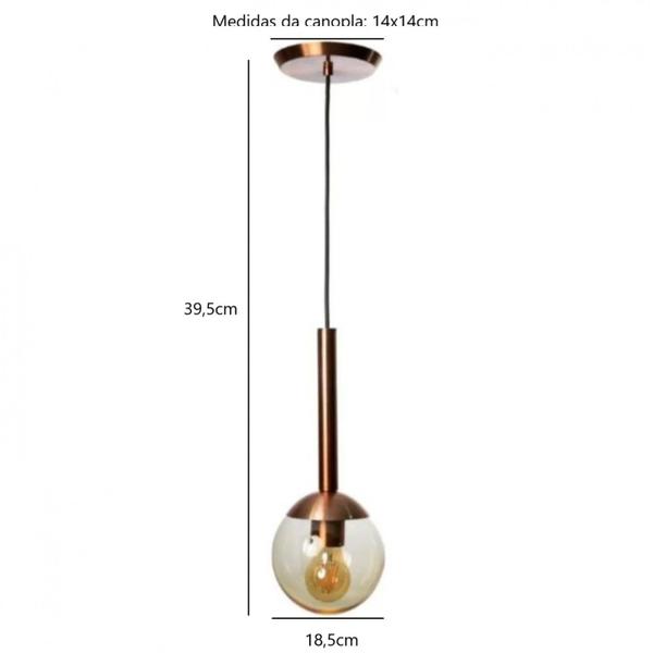 Pendente Bivolt em Vidro 013rva Infinity Lux - Infinitylux Imagem de Pendente Bivolt em Vidro 013rva Infinity Lux