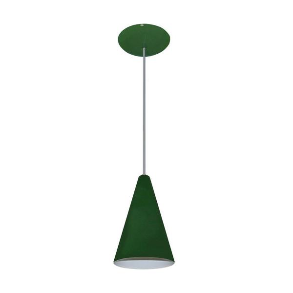 Pendente Colorido - Modelo Cone - Verde - LUSTRES AMANDINI Imagem de Pendente Colorido - Modelo Cone - Verde