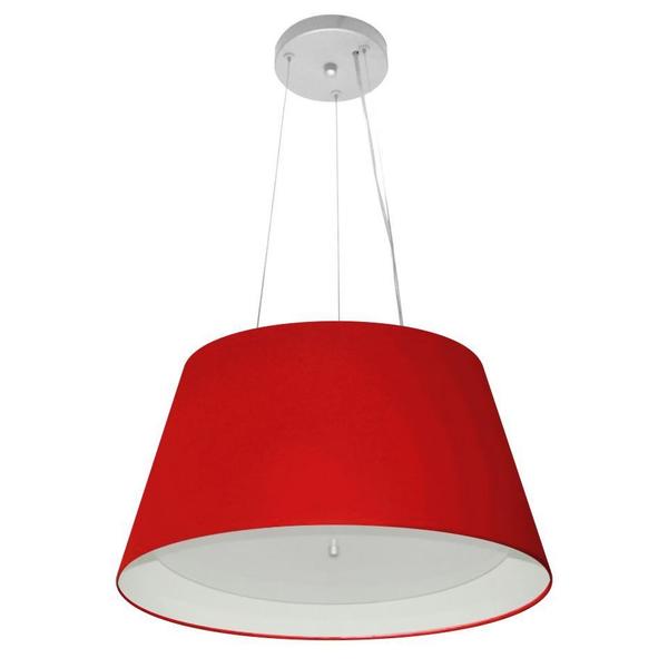 Imagem de Pendente Cone Bordô e Branco MJ-4119 Para Mesa de Jantar e Estar