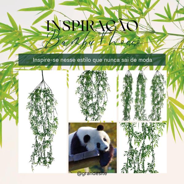 PENDENTE DE BAMBÚ MOSSÔ COM 80CM, ARTIFICIAL (Decoração / Oriental) - Novidádivas Imagem de PENDENTE DE BAMBÚ MOSSÔ COM 80CM, ARTIFICIAL (Decoração / Oriental)