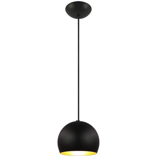 Imagem de Pendente Decor Luminária Bolinha Alumínio Preto/Cobre