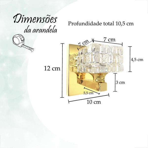 Imagem de Pendente E Arandela De Cristal K9 Polido Para Quarto G9