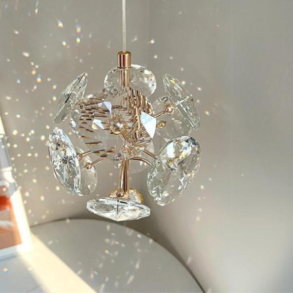 Pendente Em Cristal Legitimo Elegante Sala De Estar 5w 3000k - Nitrolux Imagem de Pendente Em Cristal Legitimo Elegante Sala De Estar 5w 3000k