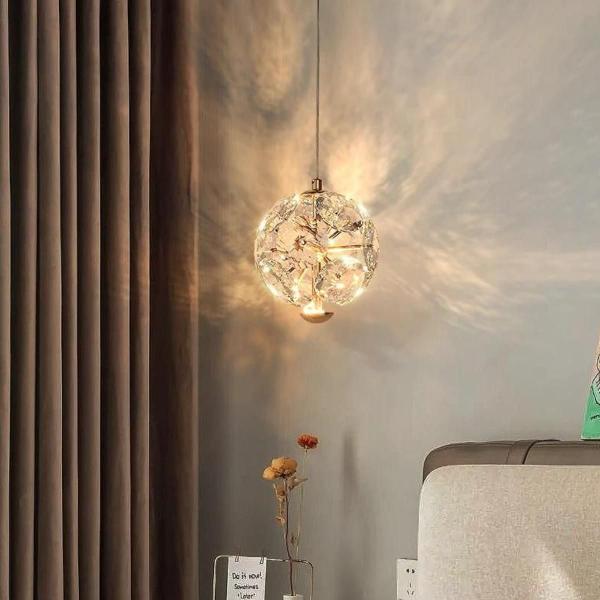 Pendente Em Cristal Legitimo Elegante Sala De Estar 5w 3000k - Nitrolux Imagem de Pendente Em Cristal Legitimo Elegante Sala De Estar 5w 3000k