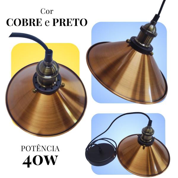 Imagem de Pendente em Metal na Cor Cobre