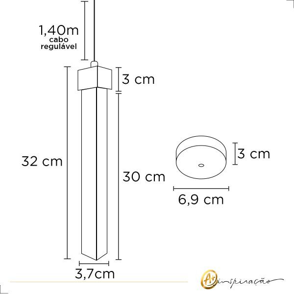 Imagem de Pendente Empire Cristal Bolhas Led 3 cores Decor Cinderella 