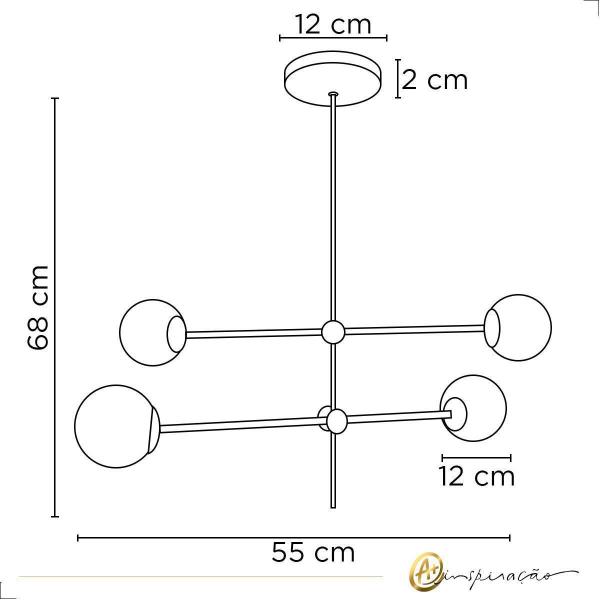 Imagem de Pendente Jabuticaba 4Xg9 Super Moderno