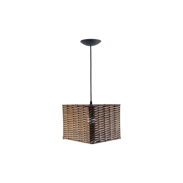 Pendente Junco Quadrado 25cm - Utron Imagem de Pendente Junco Quadrado 25cm
