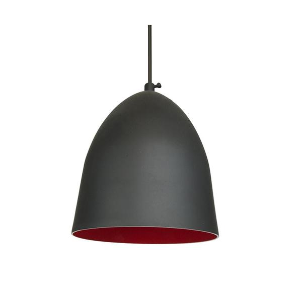 Imagem de Pendente Lisboa Preto Fosco/Vermelho - Caisma - 3723-PRF/VR