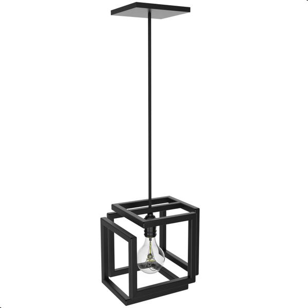 Pendente Luminária Infinity Industrial Preto - FassinShop Imagem de Pendente Luminária Infinity Industrial Preto