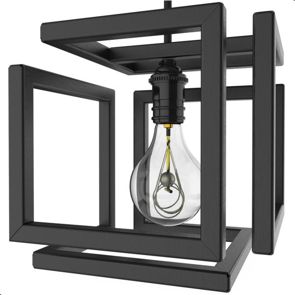 Pendente Luminária Infinity Industrial Preto - FassinShop Imagem de Pendente Luminária Infinity Industrial Preto