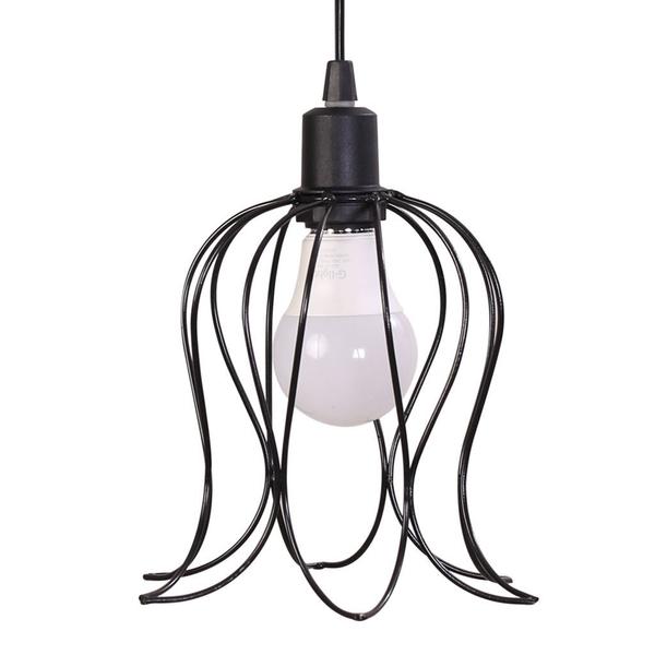 Imagem de Pendente Luminária Lustre Aramado Tulipa