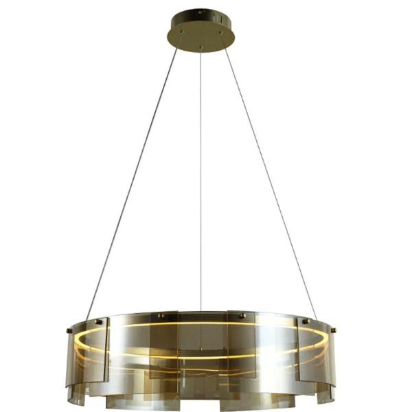 Imagem de Pendente Lustre Gonna 60Cm Dourado Gon1Pd01Dr060 Bella