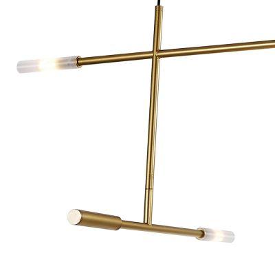 Imagem de Pendente Malagueta 112cm 72cm X 43cm 8xg9 80w - Dourado E Branco - Bella - Gr002