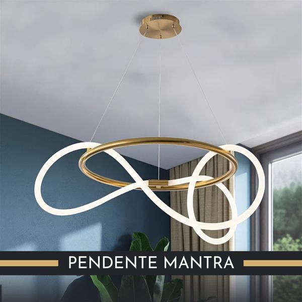 Imagem de Pendente Mantra Dourado 35W 2700K - BELLA 