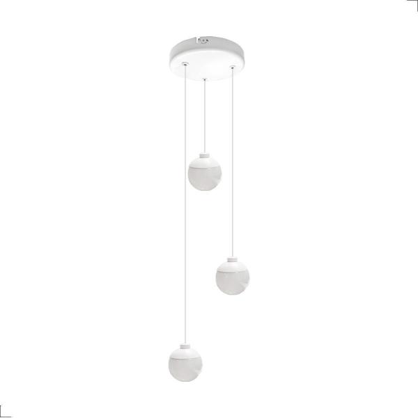 Imagem de Pendente Mini Globos Small Branco Led 3000K Moderno Spotline