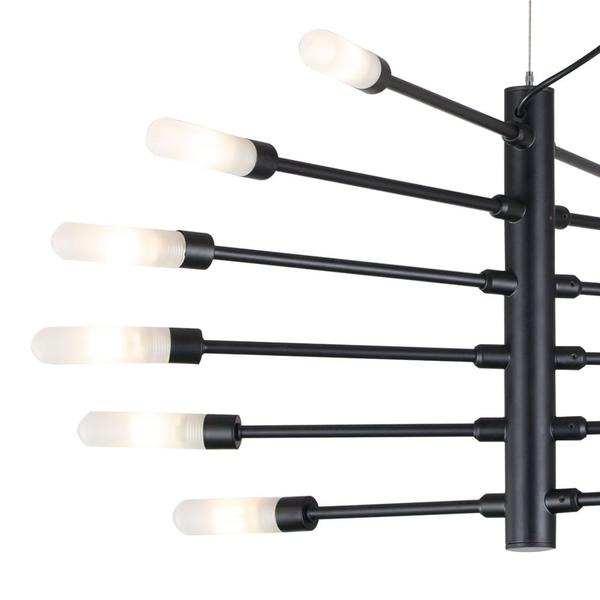 Imagem de Pendente Neo Preto E Branco 86cm 12xg9 300w Re017s Bella