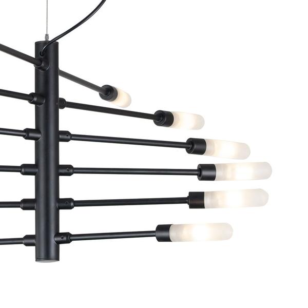 Imagem de Pendente Neo Preto E Branco 86cm 12xg9 300w Re017s Bella