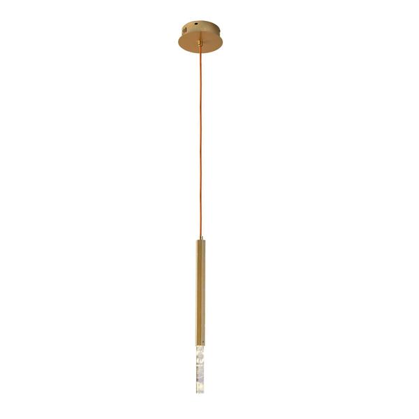 Pendente Nordecor Led Pean 3W 3000K 2518 Dourado Fosco 3W / - Mbled Imagem de Pendente Nordecor Led Pean 3W 3000K 2518 Dourado Fosco 3W /