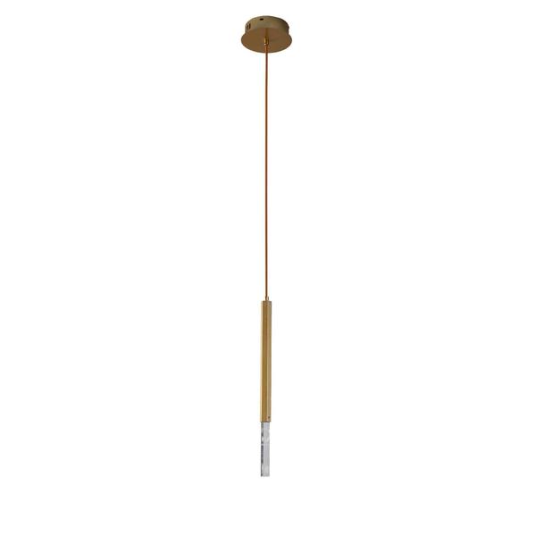 Pendente Nordecor Led Pean 3W 3000K 2518 Dourado Fosco 3W / - Mbled Imagem de Pendente Nordecor Led Pean 3W 3000K 2518 Dourado Fosco 3W /