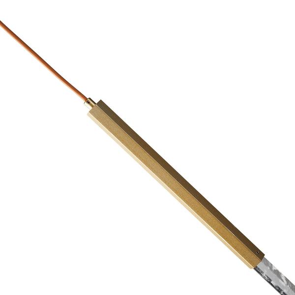 Pendente Nordecor Led Pean 3W 3000K 2518 Dourado Fosco 3W / - Mbled Imagem de Pendente Nordecor Led Pean 3W 3000K 2518 Dourado Fosco 3W /