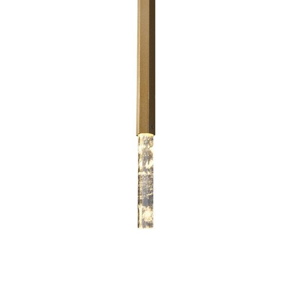 Pendente Nordecor Led Pean 3W 3000K 2518 Dourado Fosco 3W / - Mbled Imagem de Pendente Nordecor Led Pean 3W 3000K 2518 Dourado Fosco 3W /