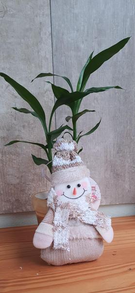 Imagem de Pendente Papai Noel / Boneco De Neve Caramelo/dourado 17x13cm - ZEIN IMPORTACAO