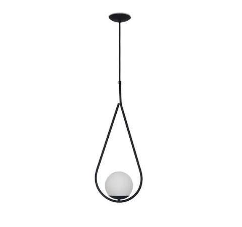 Imagem de Pendente Pendulo Gota Bola Globo Preto 779/1 Spotline