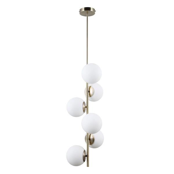 Imagem de Pendente petit poa french gold 118cm 6xe27 30w - bella - sq004